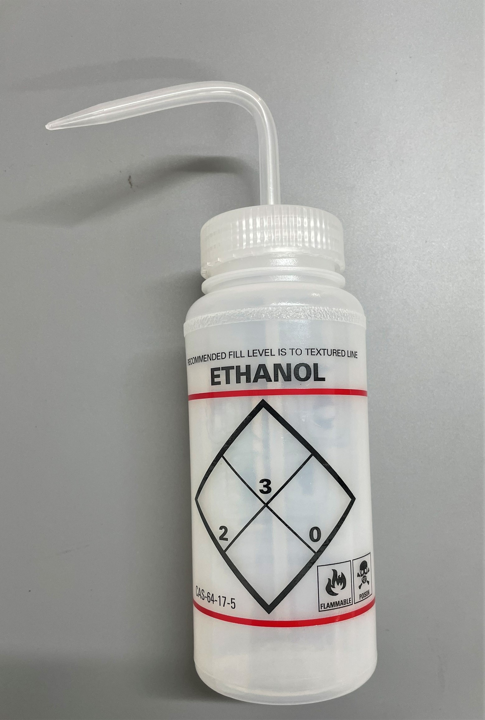 Washing Bottle with Label Ethanol Bình tia nhựa F116460639